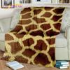 3D Wild Sexy Leopard Stripe Print Blanket,Soft Throw Blanket for Home Bedroom Bed Sofa Picnic Travel Office Cover Blanket Kids