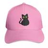 Cute Black Cat with Big Yellow Eyes Baseball Cap Fishing cap GentleUnisex Hat Hat Unisex sailor cap for Unisex Golf Wear Unisex Womens
