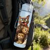 1PC Group Kitten Cat Family Cartoon Print 750ml Color Plastic Sports Water Bottle Leakproof Flip Straw Lid Suitable for Sports Office Home Use