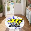 Motorcycle Round Office Rug Perfect for Hallway Living Rooms Dormitory Study Room Antislip Round Carpet Decorate Offices