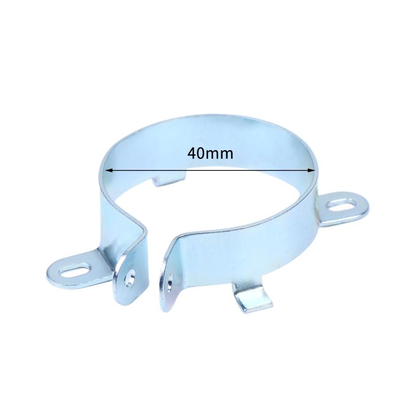 Tin Plated Capacitor Mounting Clamp 2 Feet Fastening Clamping Ring Holder for Power Supply Repair