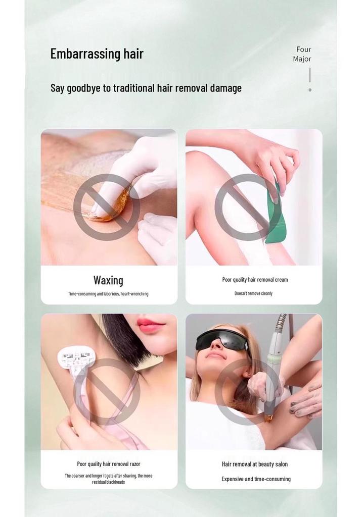 Women's Electric Razor & Depilator: 3-in-1 Digital Shaver for Armpit, Leg, and Private Hair Removal
