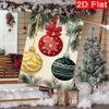 2D Flat - 2D Flat - 2D Flat Christmas Retro Christmas Ball Hanging Garden Flag 1-28X40 Inches Outdoor Garden Flag Double-Sided Home Decoration Courtya