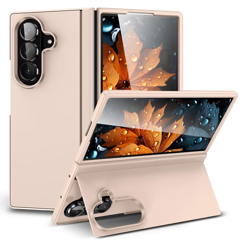 For Samsung Galaxy Z Fold 7 Case Ultimate Touch Feeling PC Bracket Folding Anti-fall Full Protection Cover For Z Fold7