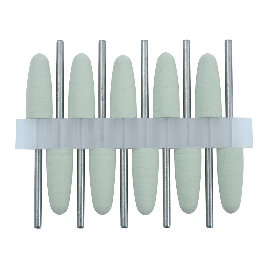 10Pcs/Lot 2.35mm Dental Silicone Rubber Polishers Burs Grinding Heads HP Shank Drill Rotary Teeth Whitening Dentist Tool