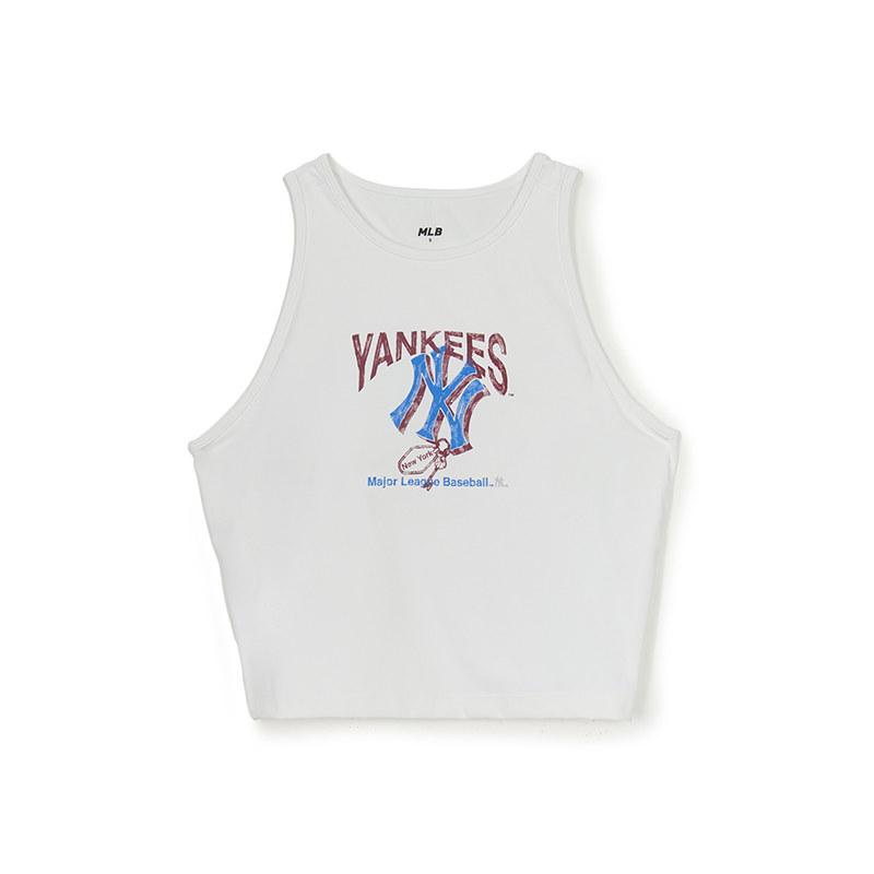 MLB Sun Protection Cool Feel Sports Bra Tank Top Women tops Off-White 3FTKA0153-50WHS