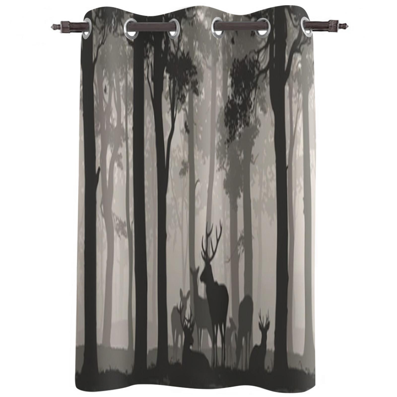 Лес и олени на естественном фоне — фото 2