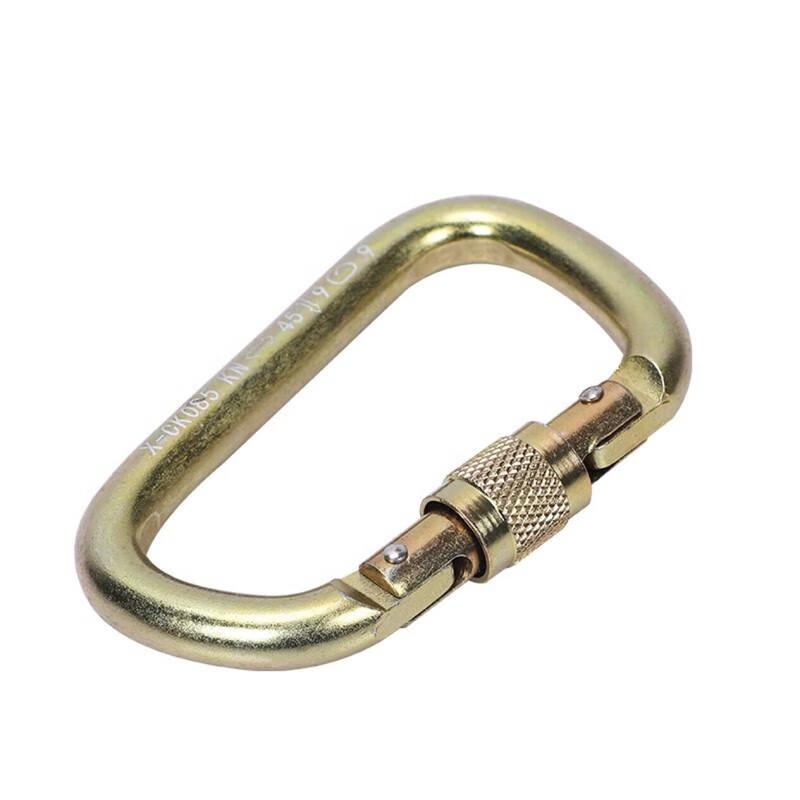Golden Lion D-Type Screw Lock Climbing Carabiner