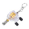 EZBUYGO Fishing Keychain X 5cm Portable with Steel Wire Fishing Reel Keychain with Retractable Rope for Daily Use 5.5