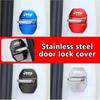 4Pcs Decorative Car Door Lock Buckle Cover Protector for Jeep Renegade Wrangler JK JL Grand Cherokee Compass Patriot Auto Parts