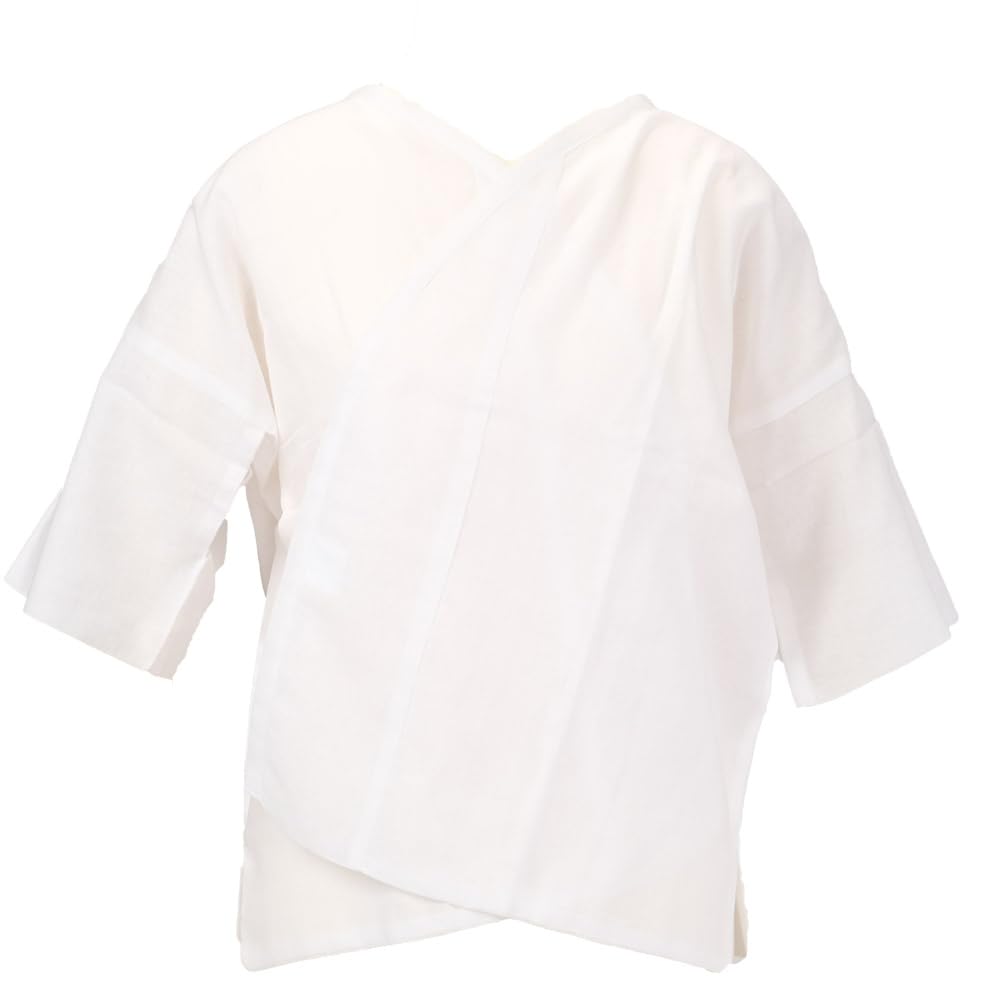 

Kyoto Kimono Yuzen White Gauze Made in Kimono Dressing Japanese Clothing Accessories Women s Undershirt, 100% Cotton, Japan, Year-Round Wear, білий