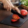 Shimomura Kougyou Verdun Black Santoku Antibacterial Soft Sheet Cutting Board Set Made In Niigata & (Medium) OVB-911, Tsubame-Sanjo,