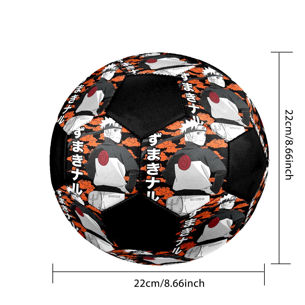 Soccer Ball Colorful Machine Stitched PVC Size 5 Team Training Competition Ready Durable High-Bounce Cool Sports Gift