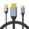 Adaptador DisplayPort para USB-C 4K@60Hz Conversores com Suporte a Toque Para Monitores Portáteis Acessórios de Laptop Tablet