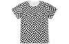 Regular T Shirt Women's Black White Checkerboard VN000GTDCWT