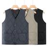 Men's Padded Winter Vest for Middle-Aged & Elderly