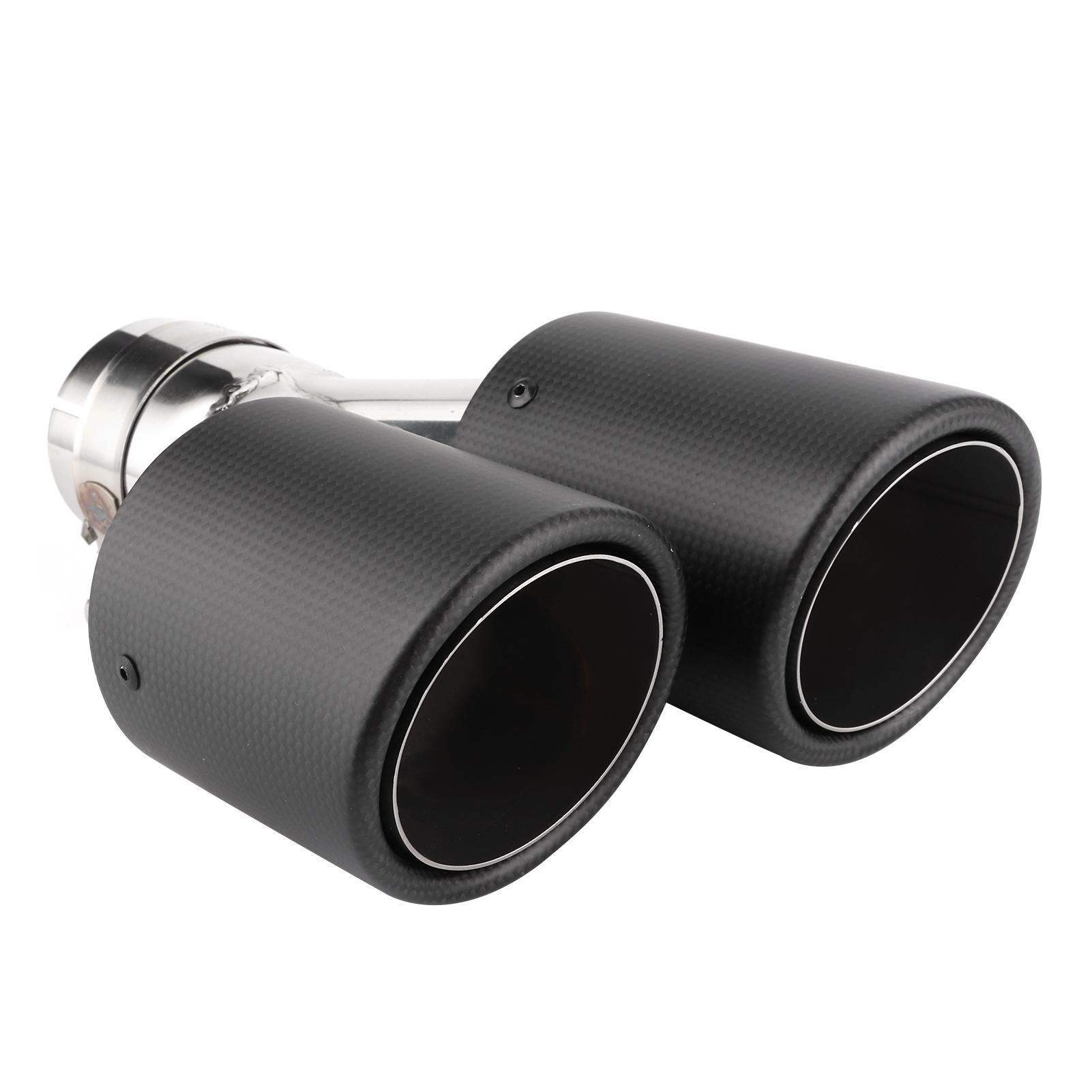 

Насадки на выхлопную трубу автомобиля Универсальный двойной наконечник глушителя YShape Аксессуар для модификации автомобиля