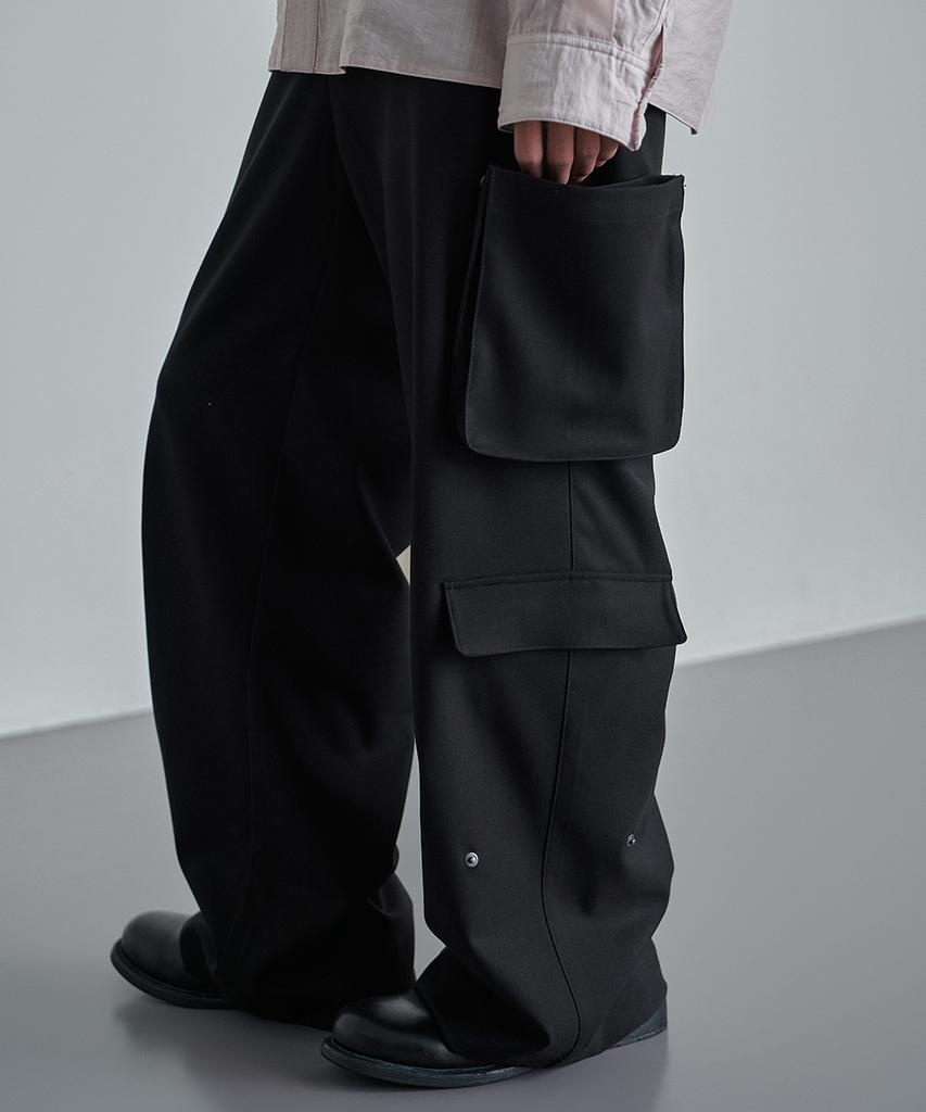YIYAE Modular Detachable Cargo Slacks Black