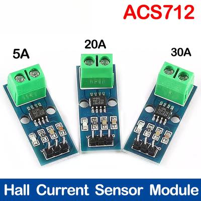 Módulo Sensor de Corriente Hall 5A 20A 30A Módulo ACS712 para Arduino ACS712TELC- 5A/20A/30A