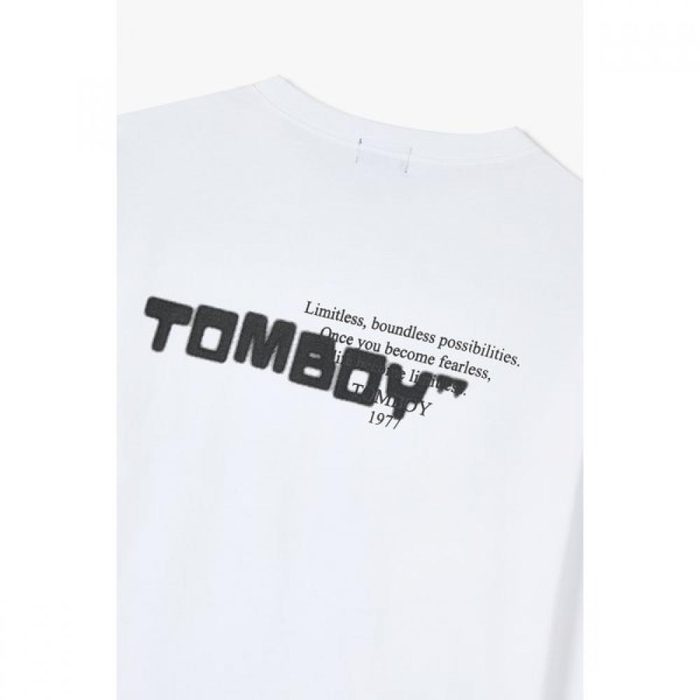 STudio Tomboy Men Back Fade PrinT Long Sleeve T shirT 91m6122122