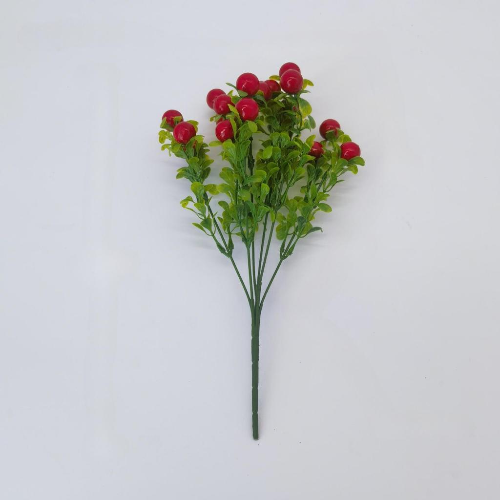 1PC Fortune Fruit Simulation Flower Fugui Fruit Ornament Plastic Flower Foam Berry Kumquat Eucalyptus Home Furnishings