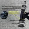 44mm 1 1/8" Bike Fork Bike Parts Road Bike Black Alloy Bike Threadless Headset Head-Tube Bike External Headset Parts
