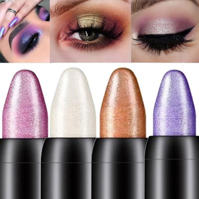 Pearlescent Shiny Eyeshadow Pen Lasting Waterproof Not Blooming Pearlescent Gel Pen Eye Shadow Pencil Women Makeup Tool