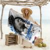 Mbappe Customize Your Name Beach Towel Soft Durable Quick-Dry Ideal for Travel Outdoor Swim Pool Yoga Surf Camping Hiking Gym Gift Holiday