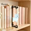 Nordic Style Home Decor Metal Magic Owl Hanging Bookend Lamp, Resin Animal LED Night Light, Pastoral Table Deer Bird Light for Bookshelf Window