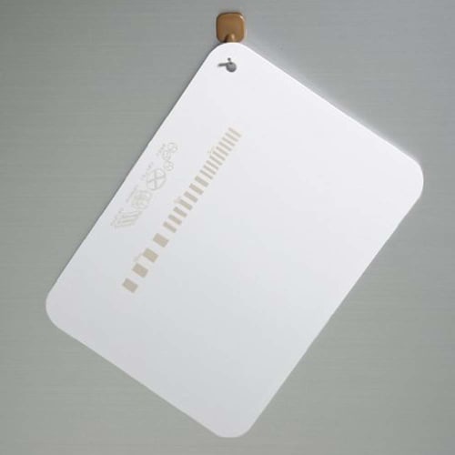 KAI Soft Cutting Board (Large) Antibacterial White Made In Japan AP5018