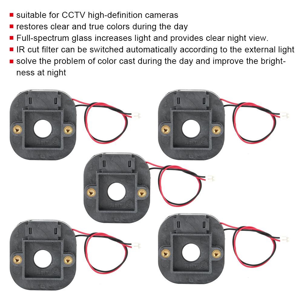 5pcs Lens Mount Holder Filter Switcher 3MP HD IR CUT A1 for Camera