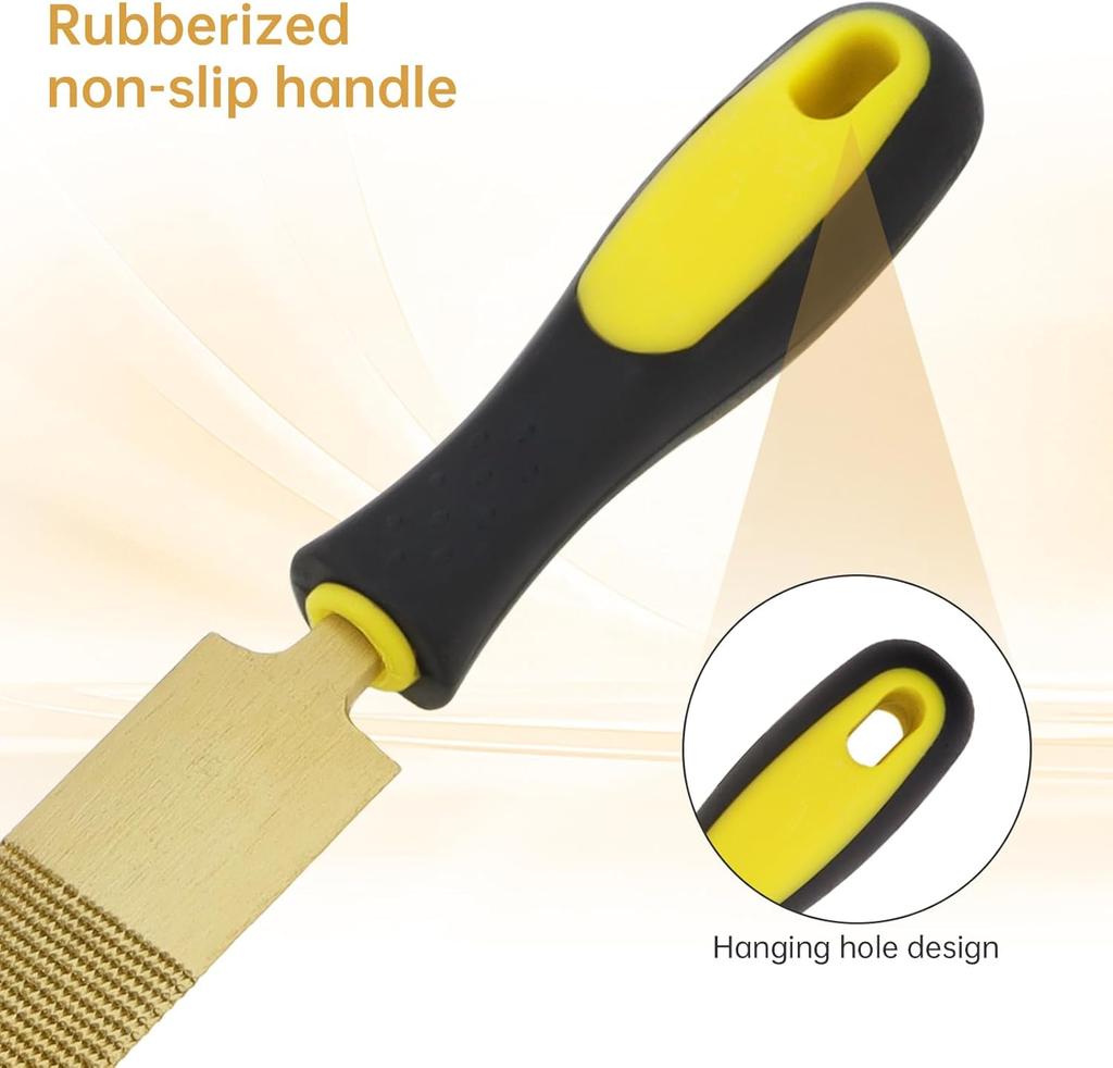 4"/6"/8"/10"/12" High Carbon Steel Tapered Rasp File Wooden Carving File Needle File Set Wood Working Rasp Files Tools
