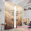 2pcs 2D flat printing Drapes Joshua House Serve Lord Polyester Without Electricity Festive Wall Decor Use for Multipurpose Event
