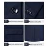 Kaseyew Classic Double-Button Wrinkle-Resistant Business Suit Set
