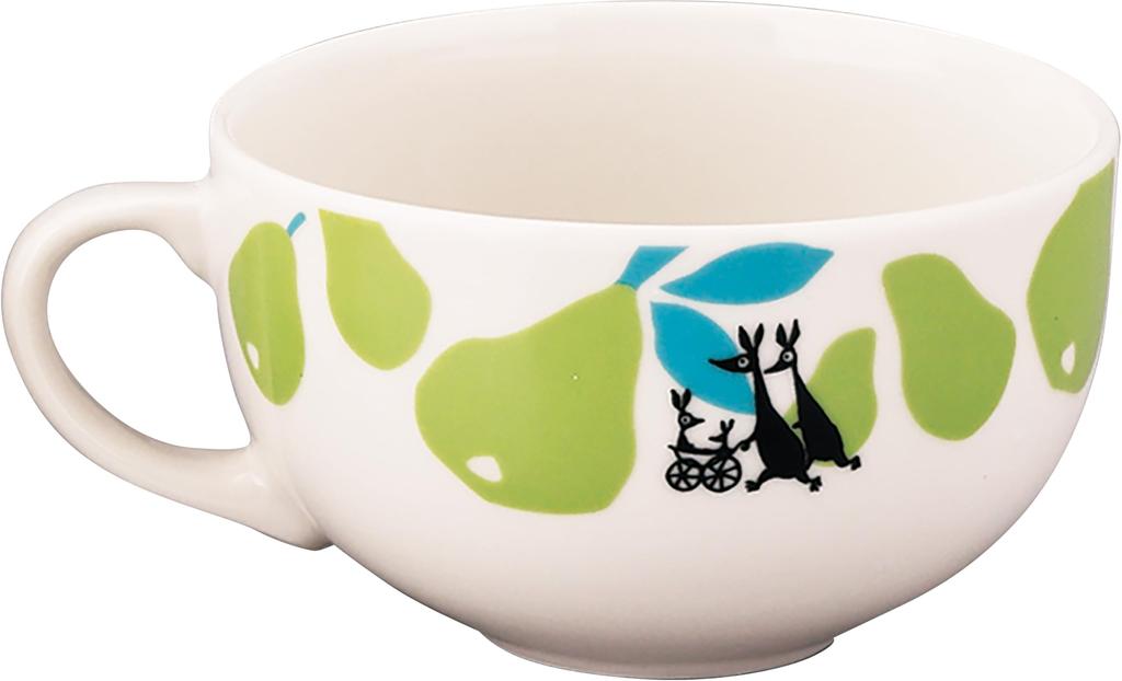 Yamaka Shoten MOOMIN "Hederma" Soup Cup/Mug, 400ml, Diameter: Approx. 11 x 7cm, Snufkin Design, Microwave Safe, Made in Japan, MM8203-36