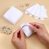50Pcs Polish Polishing Cloth Silver Color Cleaning Polishing Cloth Soft Clean Wipe Wiping Cloth For Silver Gold Jewelry Tool