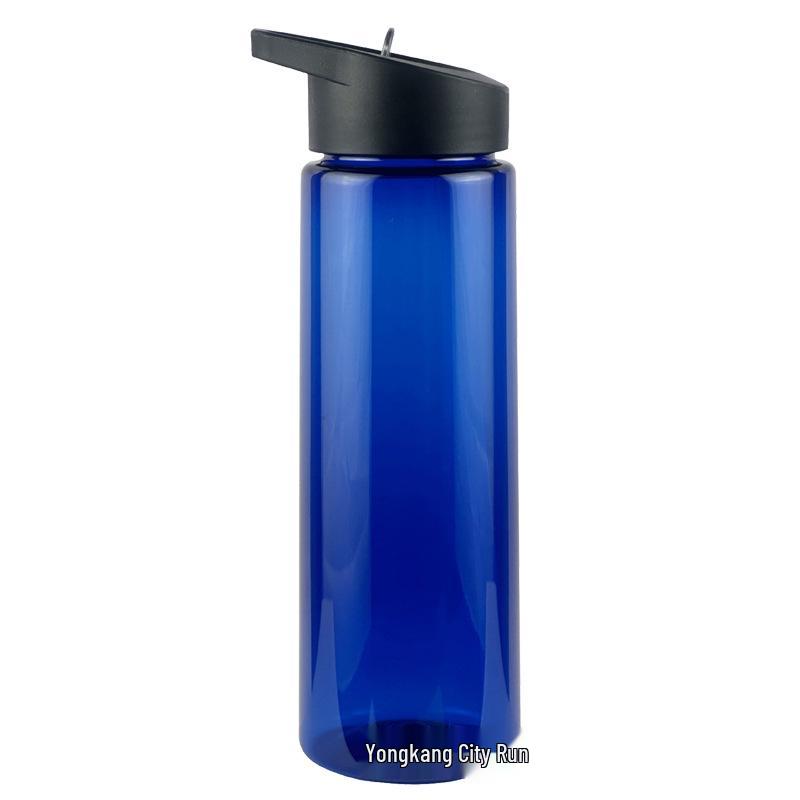 750ml Outdoor Sports Water Bottle with Handle, Plastic Straw Cup, PS Space Design, In Stock