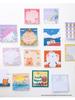 Xiaohongshu Style Cartoon Sticky Notes: Strong Adhesion, Tearable, Cute Design for Notebooks