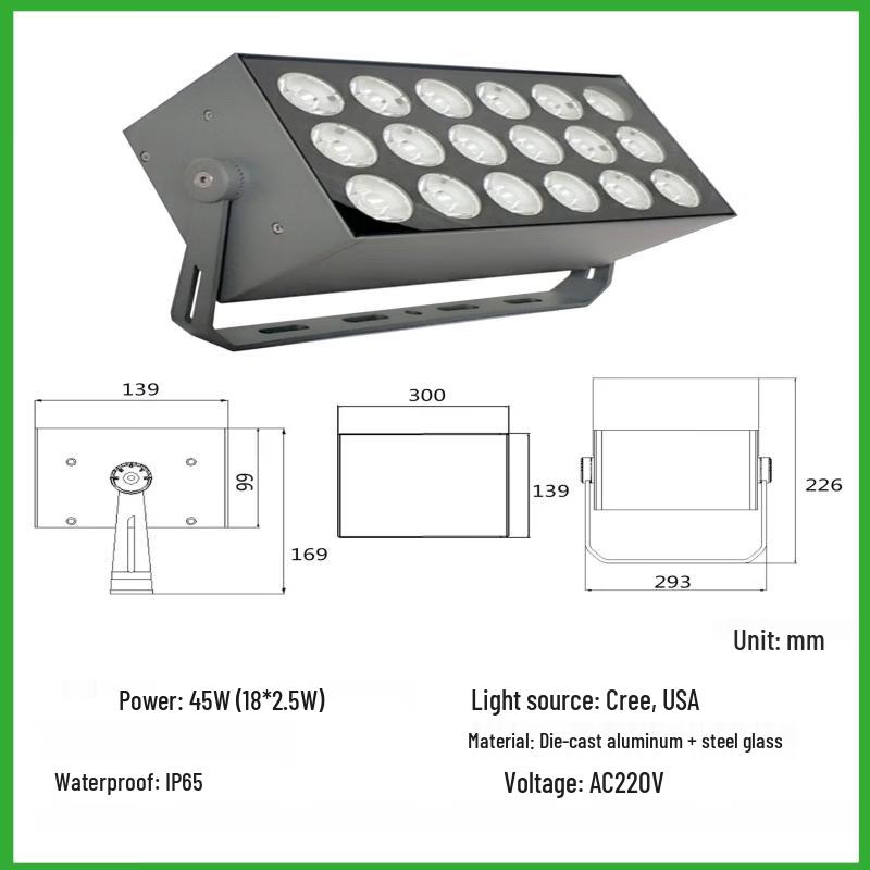 Nufeng Outdoor 45W Waterproof LED Spotlight