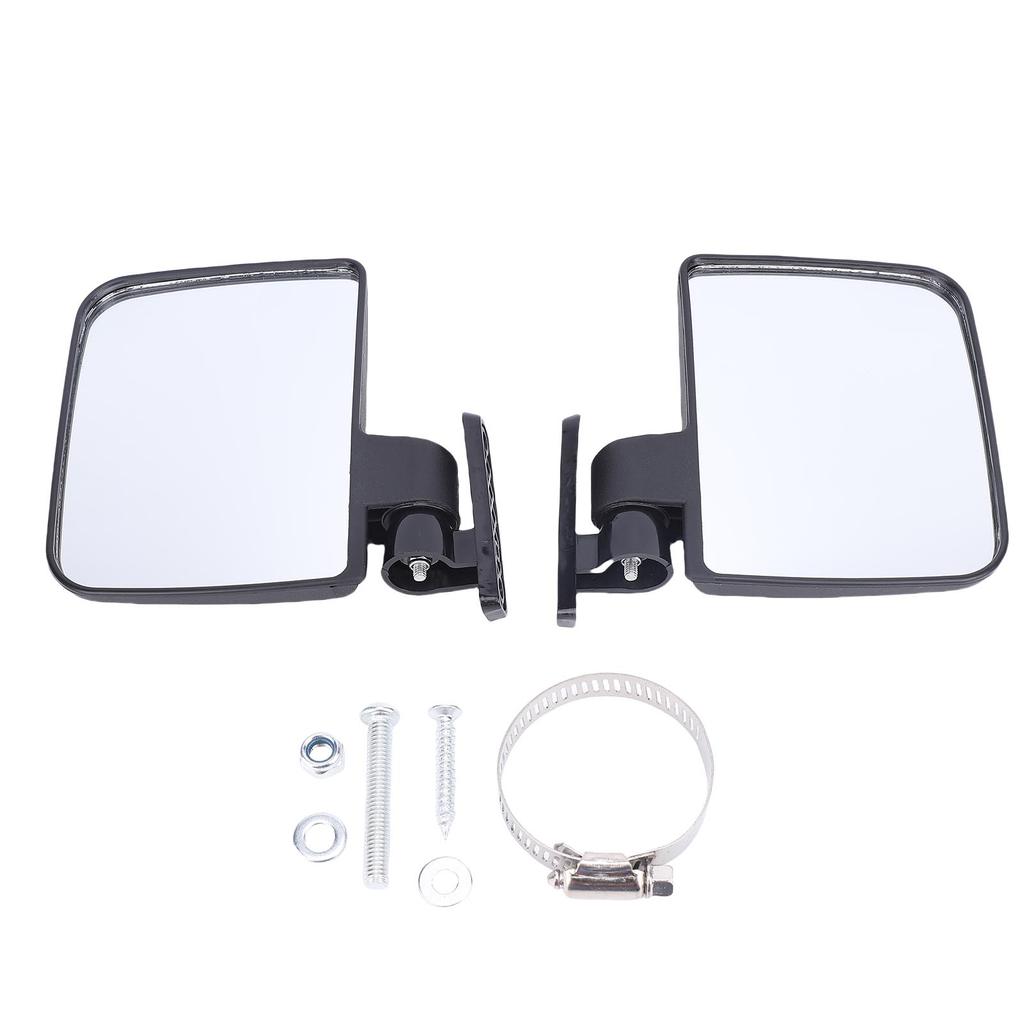Rearview Mirror Kit Fit for EZGO Sport Cart Universal Weather Proof Side Convex Rear View Mirror Cart Accessories