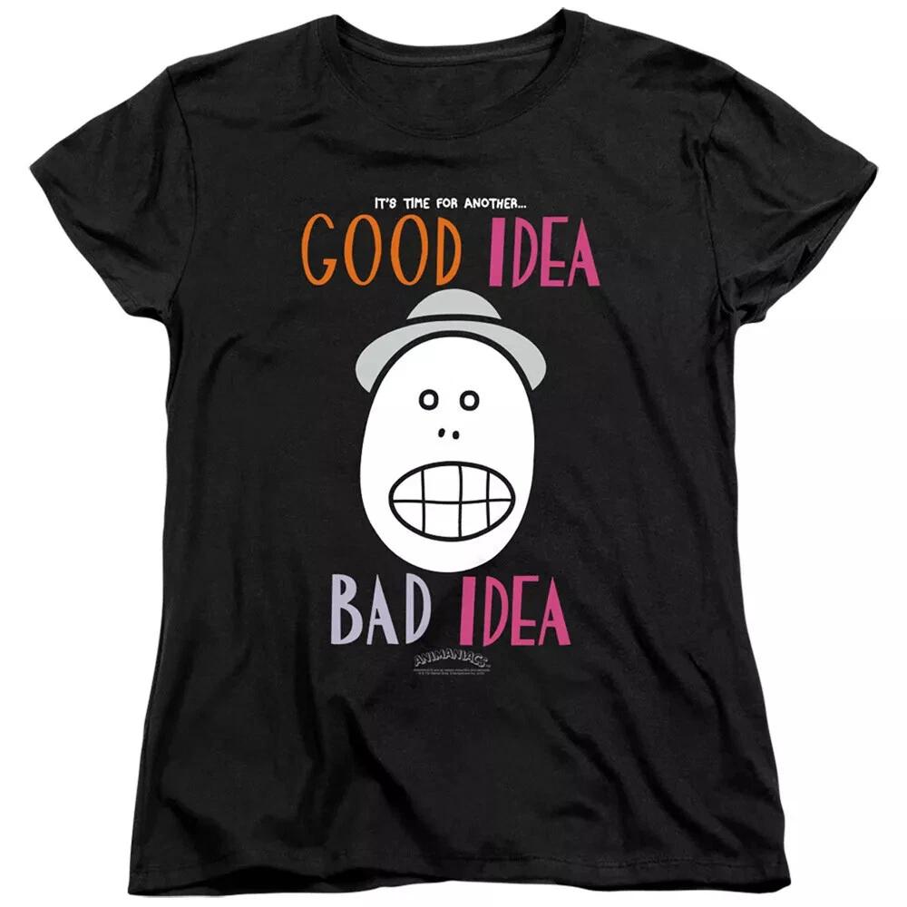 Animaniacs  Good Idea Bad Idea  Women s T-Shirt XL