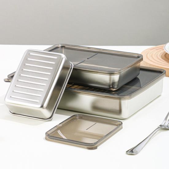 1000 ml/2000 ml/800 ml/400 ml Crisper-Box, große Kapazität, Lunchbox mit versiegeltem Deckel, verhindert Geruch, Aufbewahrungsbox