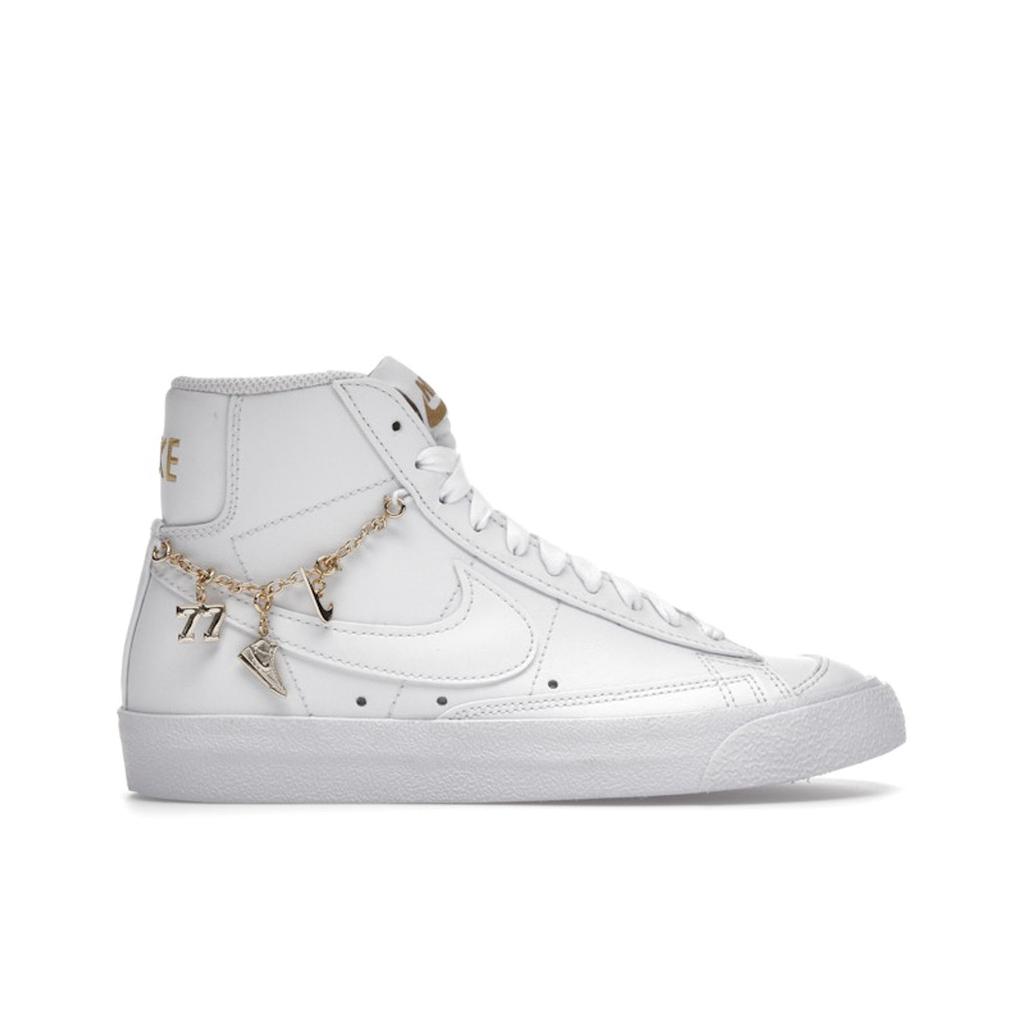 Nike Blazer Mid 77 LX Lucky Charms - White Women Sneakers Metallic-Gold DM0850-100