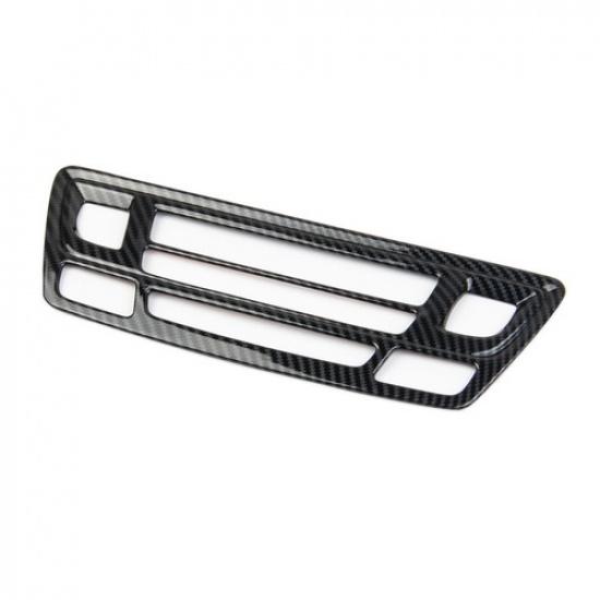 Carbon Fiber Style Central Control A/C Panel Cover Trim for Honda Ridgeline