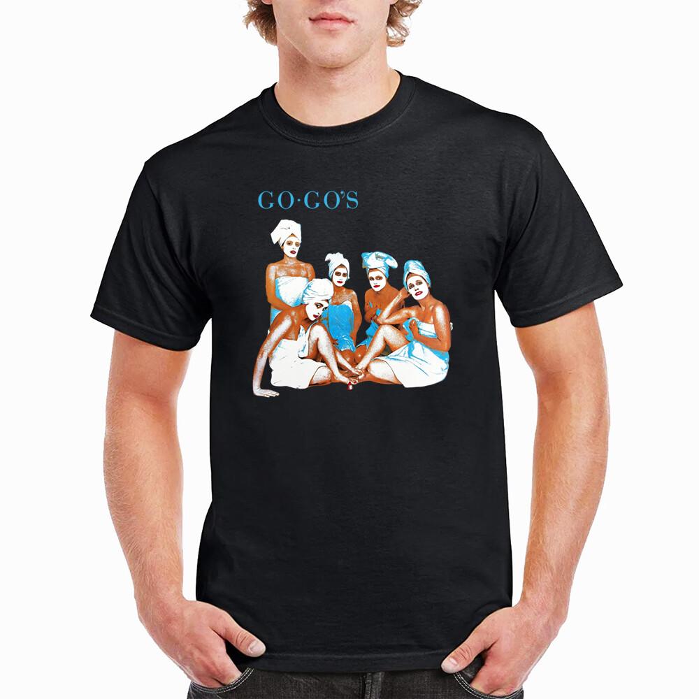 

NWT The Go-Go s Beauty And The Beat W T-Shirt Cotton Crew neck Shirt Size S 5XL Unisex T-Shirt M