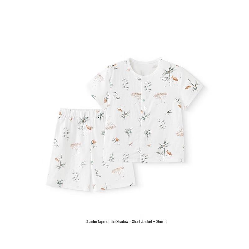 YEEHOO Kids Summer Breathable Loungewear Set