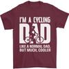 Cycling Dad Like a Normal Dad Fathers Day Unisexs TShirt 100 Cotton