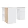 Scrivania Angolare Bianca 145 x 100 x 76 cm Truciolato