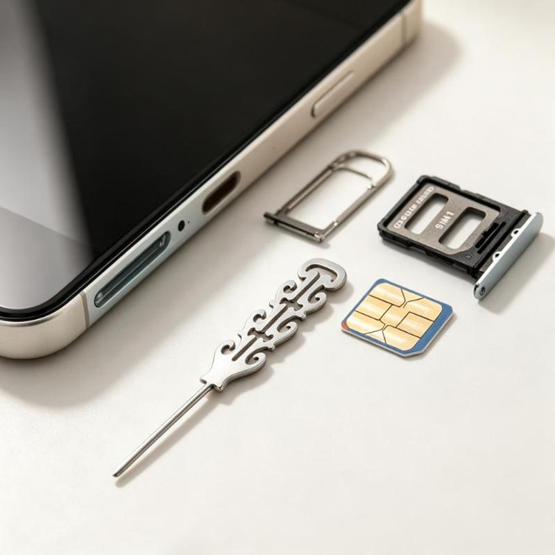 2/5/10Pcs Sim Card Removal Tool Set, Engraved Stainless Steel Sim Ejector Pins , Universal Sim Card Pin