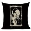 Dark Tarot, Gothic Style Double-Sided Printed Pillow Cover Short Plush Suitable Living Rooms Bedrooms Sofas Throw Cushion Cover